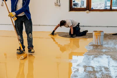 Epoxy floor coatings